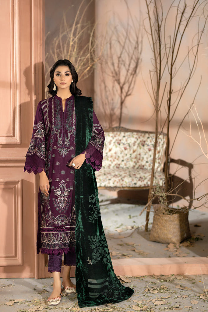 Johra Chambeli Embroidered Winter Collection With Palachi Shawls-CH-681