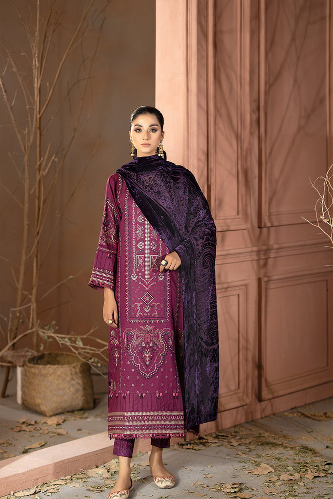 Johra Chambeli Embroidered Winter Collection With Palachi Shawls-CH-683
