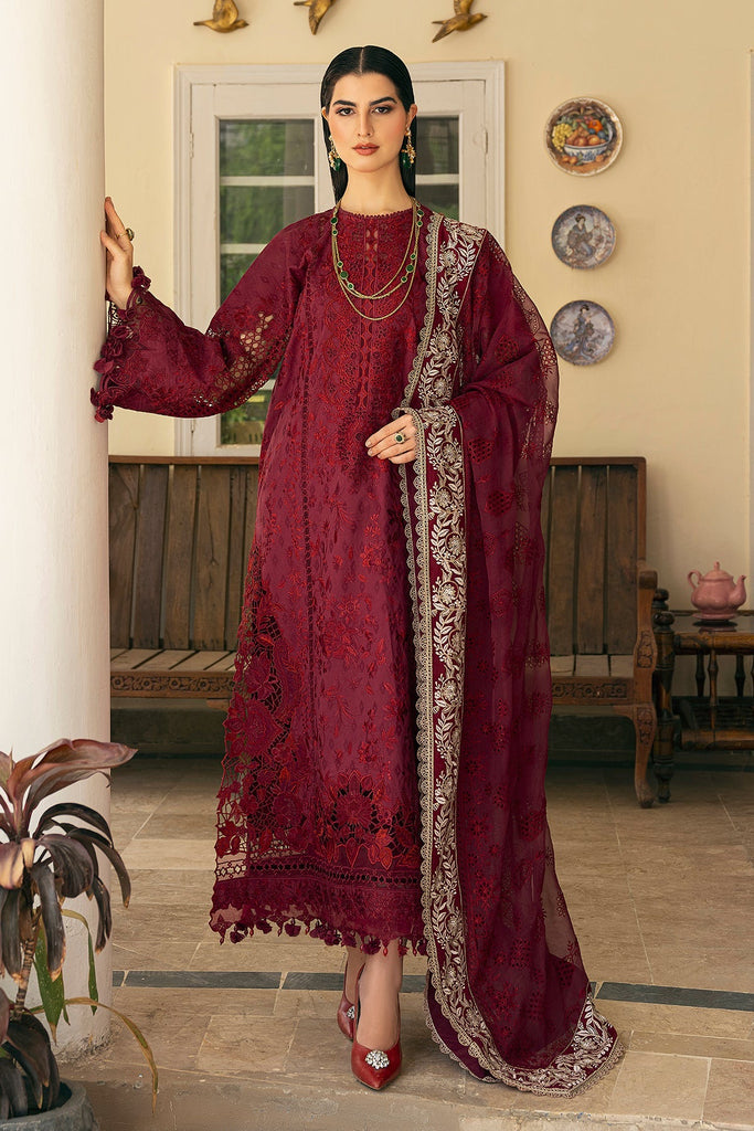 UNSTITCHED EMBROIDERED SELF JACQUARD LAWN SL11-D05