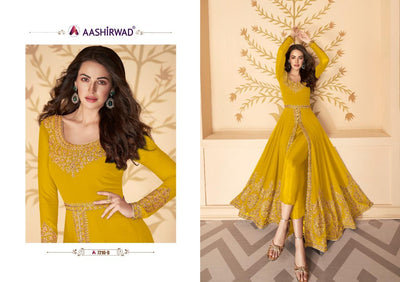 Aashirwad Paakhi Gold Real Georgette Collection