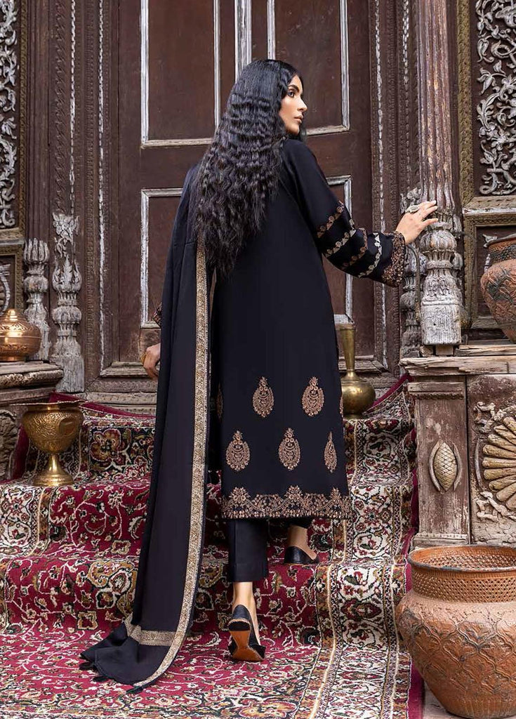 Signature Series By Charizma Embroidered Leather Peach Winter Collection 2022
