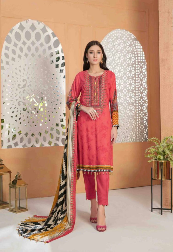 TAWAKKAL ‘MOIRA’ | EMBROIDERED 3PC LINEN COLLECTION 22
